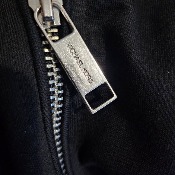 Michael Kors Women's Black Full Zip Hoodie - Picture 8 of 8